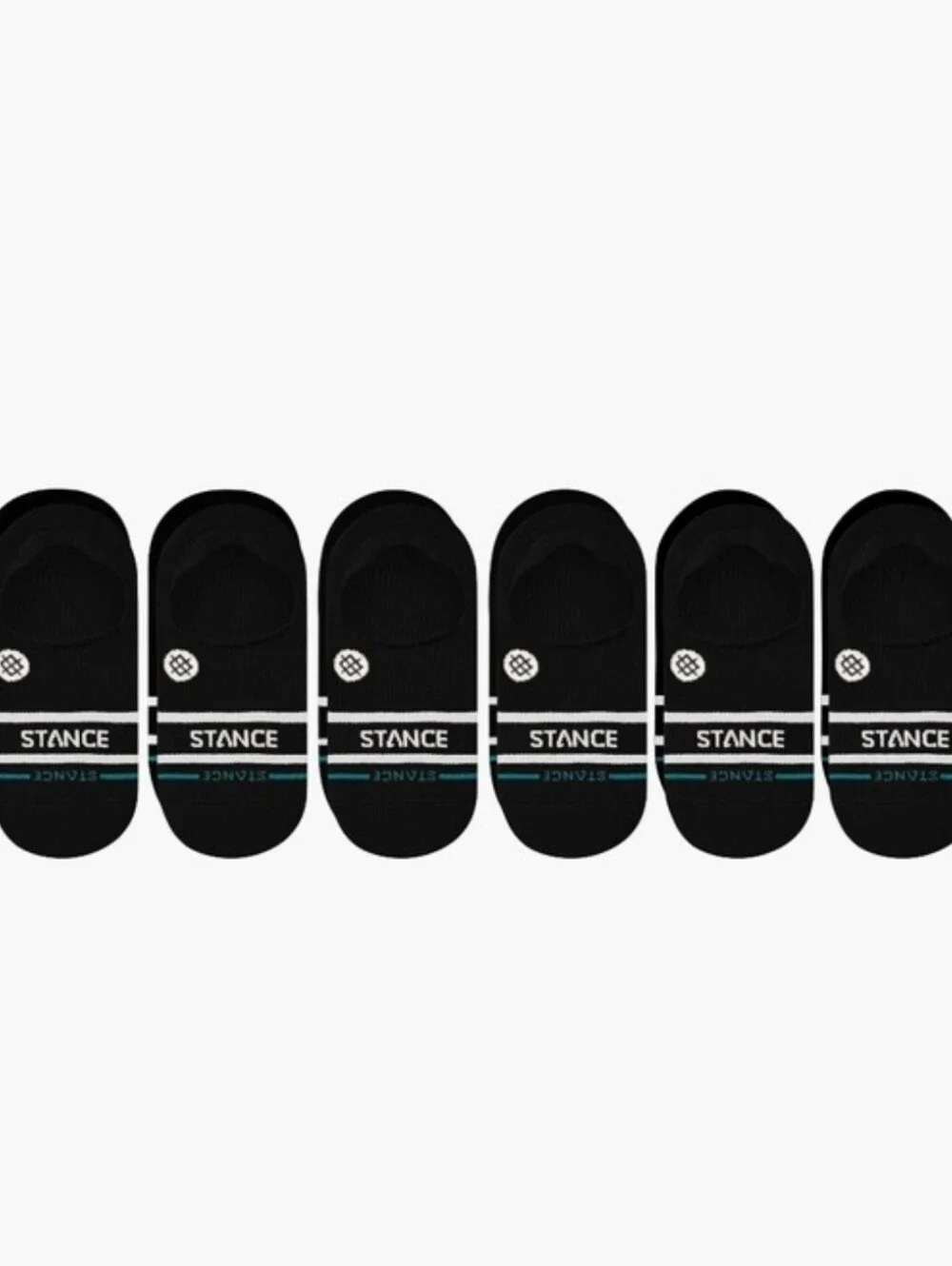 Stance No Show Invisible Socks 3 Pairs Basic Cotton Blend Liner Arch Support